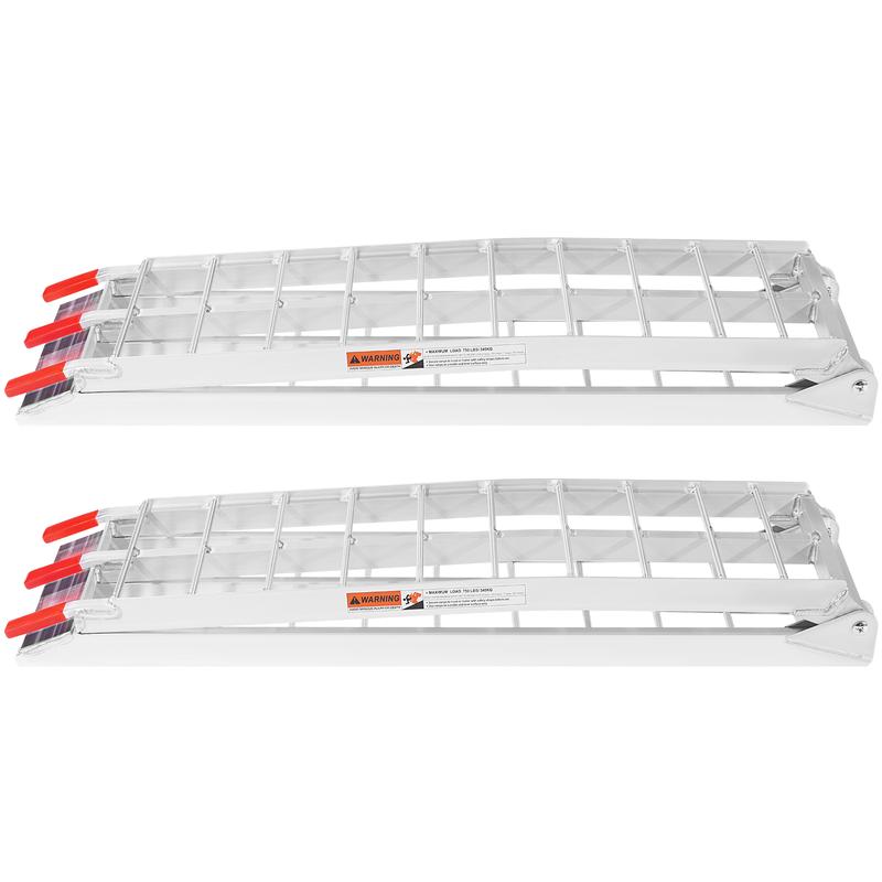 VEVOR 1500 lbs Capacity Folding Aluminum Ramps