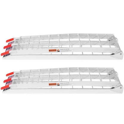 VEVOR 1500 lbs Capacity Folding Aluminum Ramps